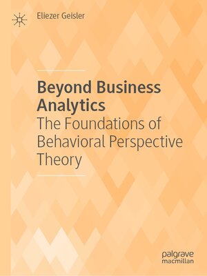 cover image of Beyond Business Analytics